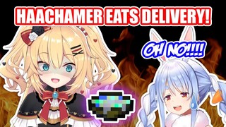 Pekora Ate "Haachamer Eats" made by Chama-santa! 【Hololive English Sub】