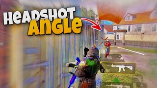 Perfect Angle For Headshot⚡🥵  | PUBG MOBILE / BGMI