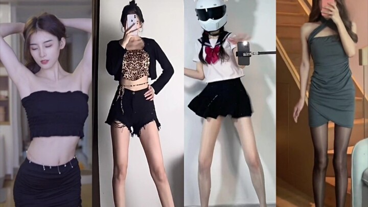 『Selected 122 seconds』The black silk and white silk sister's black silk is pure and lustful. Do you 