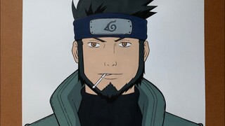 Speed Drawing : Asuma Sarutobi | NARUTO