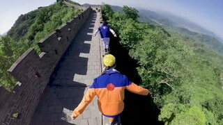 Cosplay Naruto - Sasuke Nhảy Parkour trên Trường Thành!