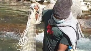 cast net fishing in Nepal | himalayan trout fishing | asala fishing |