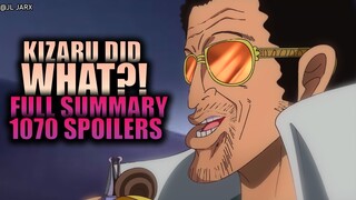 KIZARU DID WHAT?! (Full Summary) / One Piece Chapter 1070 Spoilers