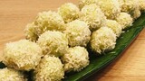 Thai Coconut Balls | How to make Kha Nom Tom | วิธีทำขนมต้ม หรือขนมโคด้วยมะพร้าวอบแห้ง