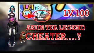 AKUN LEVEL 100 CHEATER TER LEGEND LAMA ? GARENA FREE FIRE