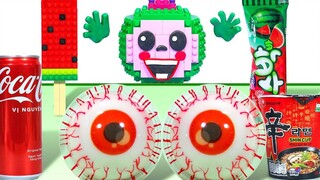 LEGO Cocomelon MUKBANG ของว่างที่ร้านสะดวกซื้อ - Stop Motion Cooking & Lego ASMR