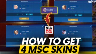 HOW TO GET 4 MSC SKINS INCLUDING VALENTINA DARK NEXUS FROM THE MSC EVENT