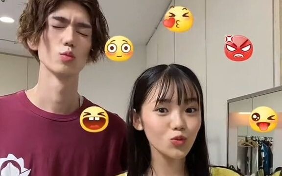 [TikTok]Thử thách kaomoji của Taro×Haruka-sensei[Baotaro]