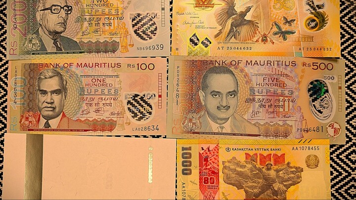 Новые банкноты Казакстана Полимер Гознак в нашей коллекции - сентябрь 2025 часть