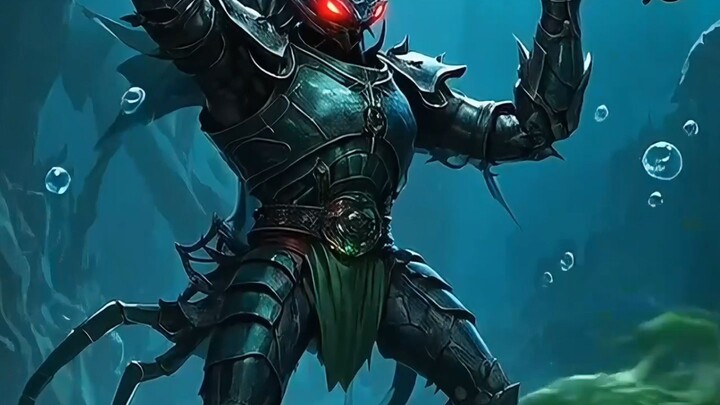 The battle between two alien