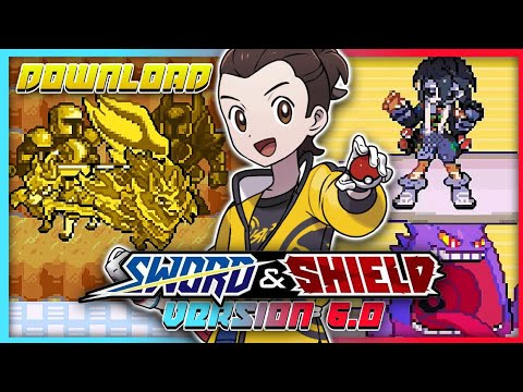 Update] Pokemon Sword & Shield GBA English Version: Hisuian Forms,  Gigantamax, Mega Evolution 