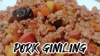 PORK GINILING. sarap ng ganito pagkaluto. #cooking #recipes #chef #pilipinofood #yummy