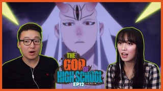 TAEK BECOMES GOD NANI?! | The God of High School Reaction Episode 12