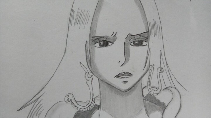 Menggambar Anime || Boa Hancock - (One Piece) || Step by Step