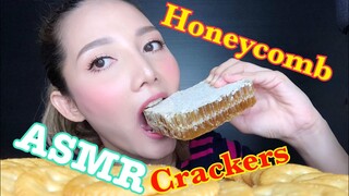 SAW ASMR Mukbang เสียงกิน|รังผึ้ง+แครกเกอร์|HONEYCOMB+CRACKERS|벌집(EATING SOUNDS)||NO TALKING||