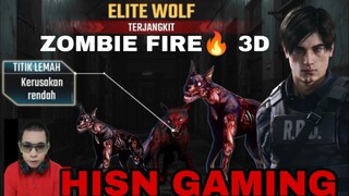 game zombie fire 3D.  serbuan anjing anjing zombie