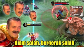 POTRET ML DI AKHIR BULAN!! diam salah, bergerak salah - Mobile Legends