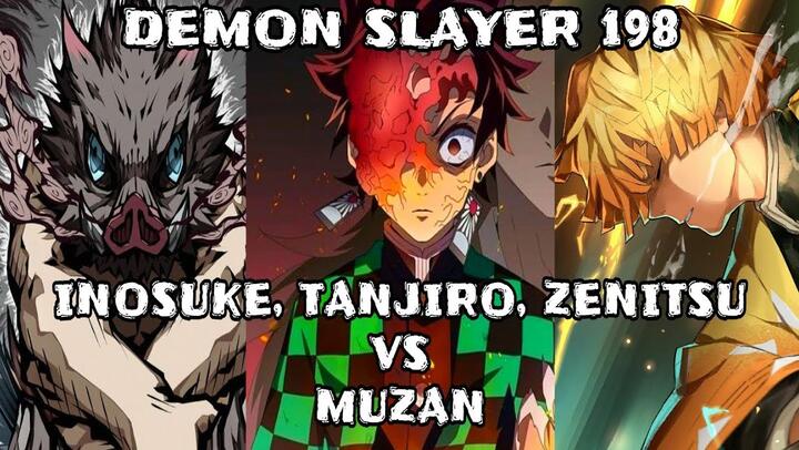 Tanjiro, Inosuke and Zenitsu trio VS Muzan | Demon layer tagalog | Demon slayer 198