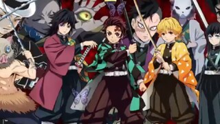 【Demon Slayer】 عندما غنى 12 شخصية من Demon Slayer أغنية "Red Lotus" بشكل مفاجئ كانت جيدة جداً