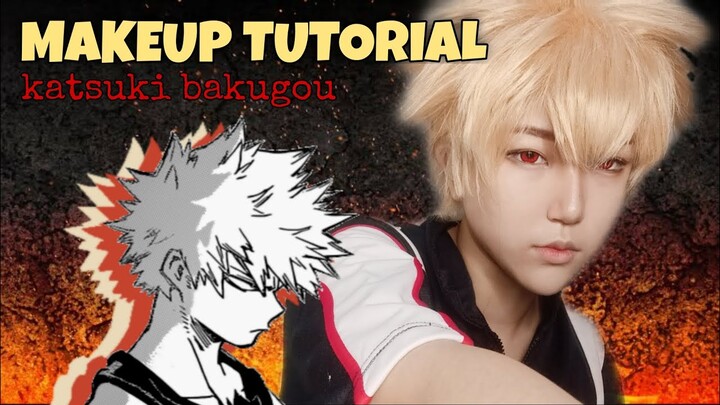 ♡Bakugou Katsuki Cosplay Eye Makeup Tutorial My Hero Academia♡