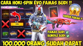 TRIK HOKI SPIN FAMAS BUDI FF TERBARU❗CARA MENDAPATKAN FAMAS DEMONIC GRIN HABIS BERAPA DM