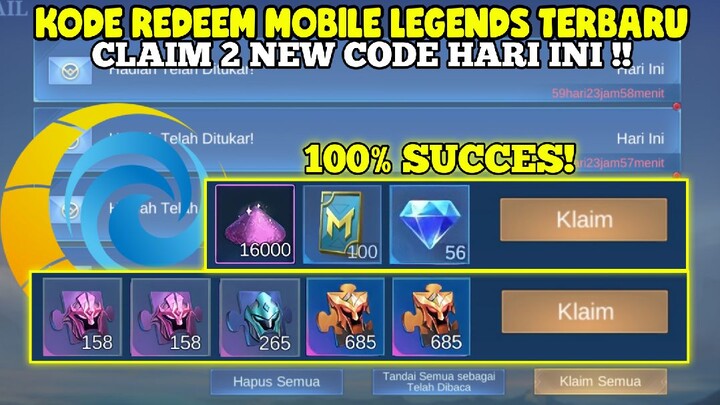 2 KODE REDEEM MOBILE LEGENDS part 2