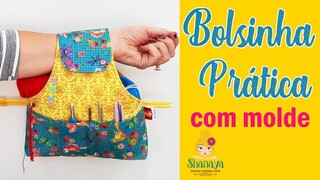 DIY - Bolsinha Prática para Novelos -  Tricô e Crochê