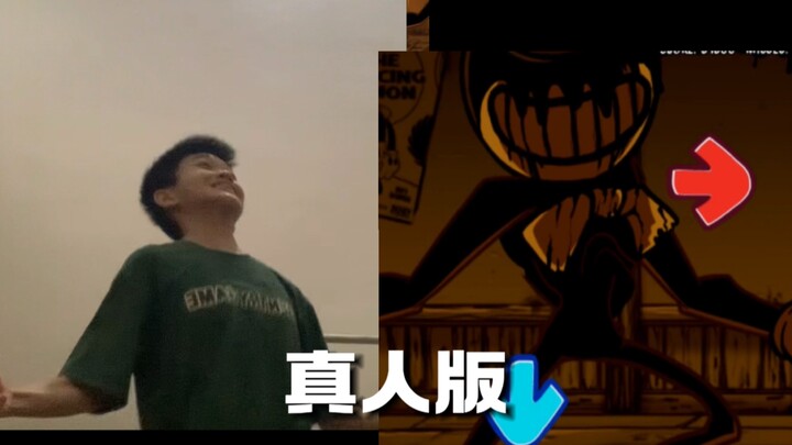 FNF indie cross NIGHTMARE RUN versi live-action