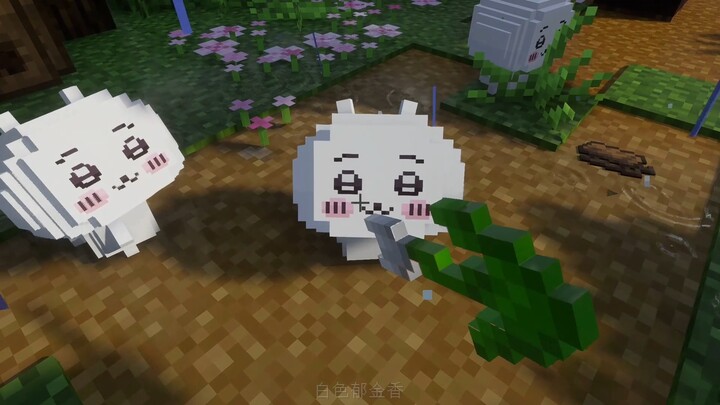 Kehidupan sehari-hari yang menenangkan Chiikawa #Minecraft #Gi #Usagi Chiikawa #Chiikawa