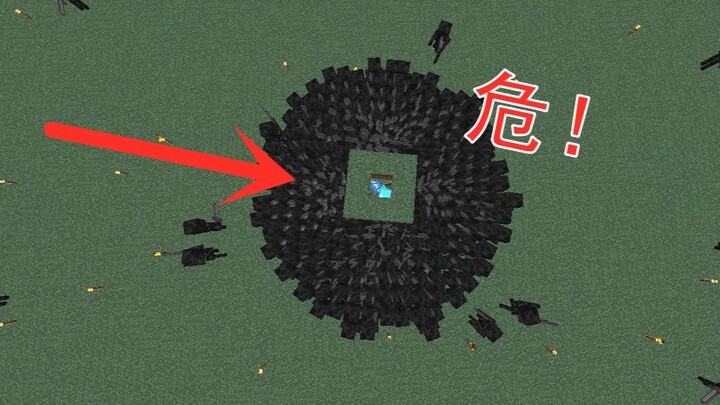 All players on the server vs 800 wither skeletons?!