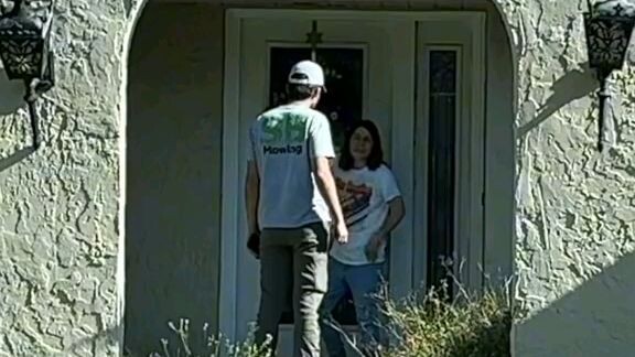 me helping the neighbourhood to clean the grass