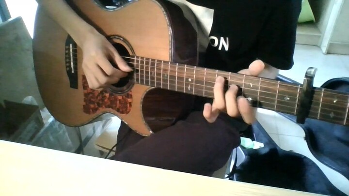 Lagu tema InuYasha "Missing Beyond Time and Space" fingerstyle [sangat bagus].