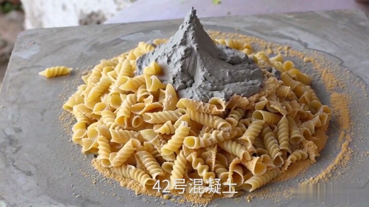 我个人认为意大利面就应该拌42号混凝土！
