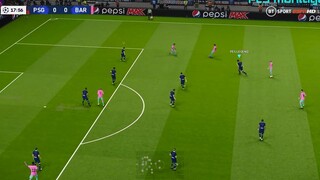 PES 2021 - PSG vs Barcelona Siêu kinh điển Hiệp 1