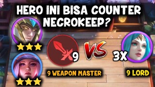 9 WEAPON MASTER VS 9 LORD MAGIC CHESS COMBO TERKUAT SEKARANG?? ZILONG B3 dan FREYA B3 COMBO 9 WM
