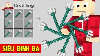 Minecraft Nhưng Đố Ai Có Siêu Đinh Ba Này