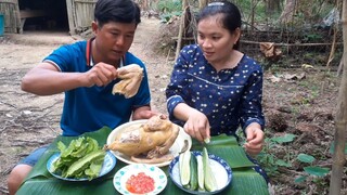 Gà Luộc Lá Chanh Chấm Muối Ớt Được Bà Xã Bồi Dưỡng Sau Một Ngày Làm Việc| TKQ T506