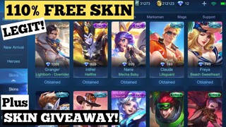 PAANO AKO NAGKAKA SKIN NG FREE? | ANNOUNCEMENT OF GIVEAWAY WINNERS | FREE SKIN GIVEAWAY