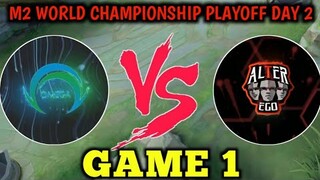 Laglagan Omega Esports VS Alter Ego Game 1 - Philippines VS Indonesia