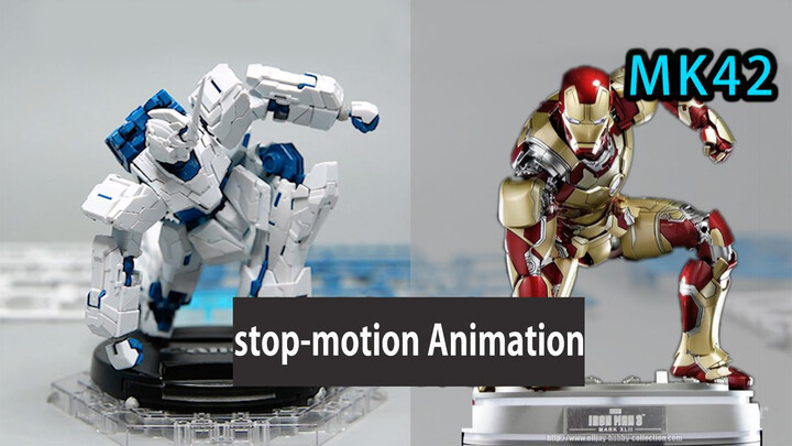 [DIY][Vlog]Stop-motion animation: Assembling Iron Man MK42