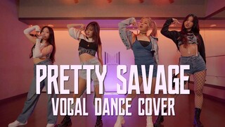 Vừa nhảy vừa hát ca khúc "Pretty Savage" của BLACKPINK