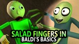 SALAD FINGERS IN MINECRAFT Ft BALDI's BASICS CHALLENGE! (reupload) Minecraft Game Animation