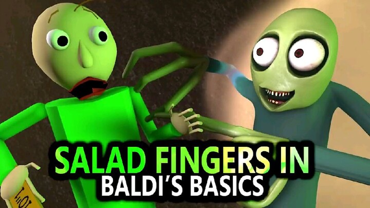 SALAD FINGERS IN MINECRAFT Ft BALDI's BASICS CHALLENGE! (reupload) Minecraft Game Animation