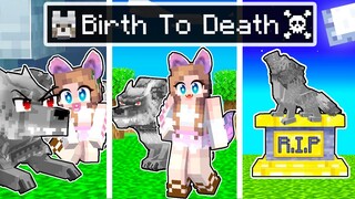 The BIRTH To DEATH of a WOLF In Minecraft! (Tagalog)