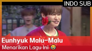 Eunhyuk Malu-Malu Menarikan Lagu Ini 😂 #IdolSongDictationContest2  🇮🇩SUB INDO🇮🇩