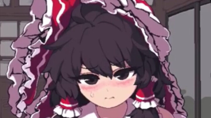 Reimu’s big bow is so fun haha (●°u°●)