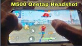 Realme narzo 20 pro free fire handcam gameplay test 4 finger claw handcam m500 onetap headshot  clip