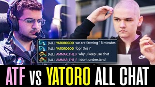 ATF vs YATORO Open All Chat - Major Champ vs TI Champ