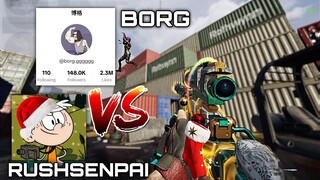 A GODLY REMATCH RUSHSENPAI VS BORG (MOVEMENT KING)