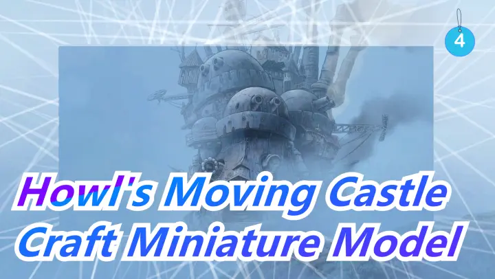 [Howl's Moving Castle] Craft Miniature Model, DIY Tutorial_4